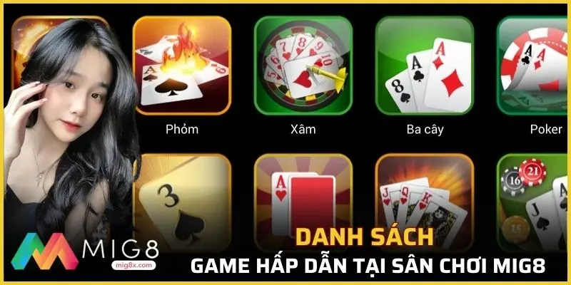 Danh sách game hấp dẫn có tại nhà cái hiện nay