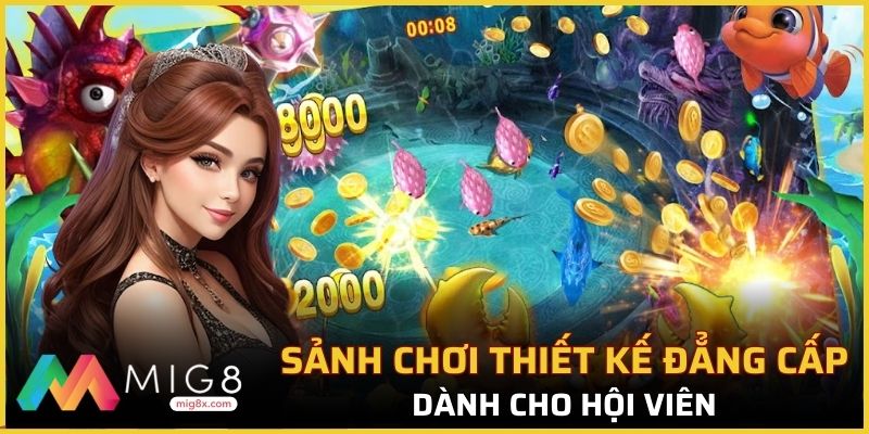 Sảnh chơi thiết kế đẳng cấp, hiện đại